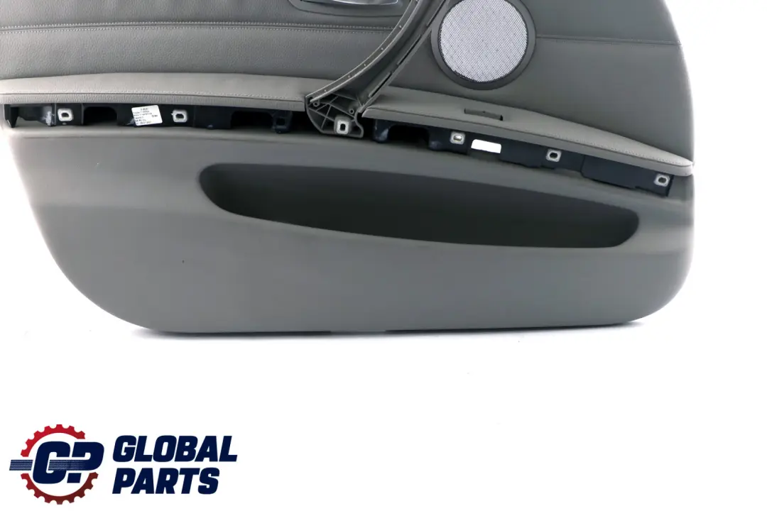 BMW 3 Series E90 E91 1 Grey Leather Front Left N/S Door Card Trim Panel - SKU rhd-7217547-1 - Part number 7217547