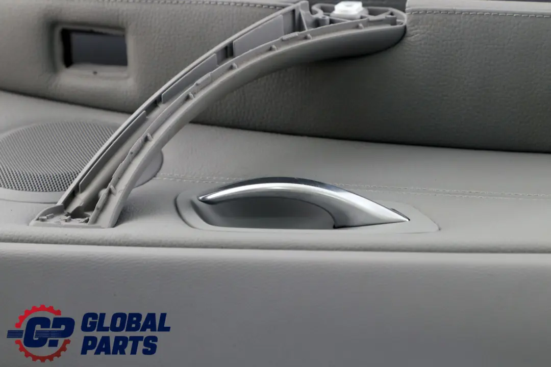 BMW 3 Series E90 E91 1 Grey Leather Front Left N/S Door Card Trim Panel - SKU rhd-7217547-1 - Part number 7217547