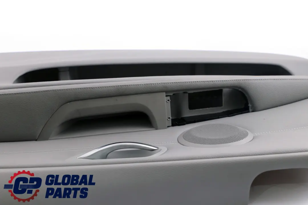 Grey Leather Front Right O/S Door Card Trim Panel to BMW 3 Series E90 E91 with Part number 7217548 BMW 3 Series E90 E91 Grey Leather Front Right O/S Door Card Trim Panel - SKU rhd-7217548 - Part number 7217548