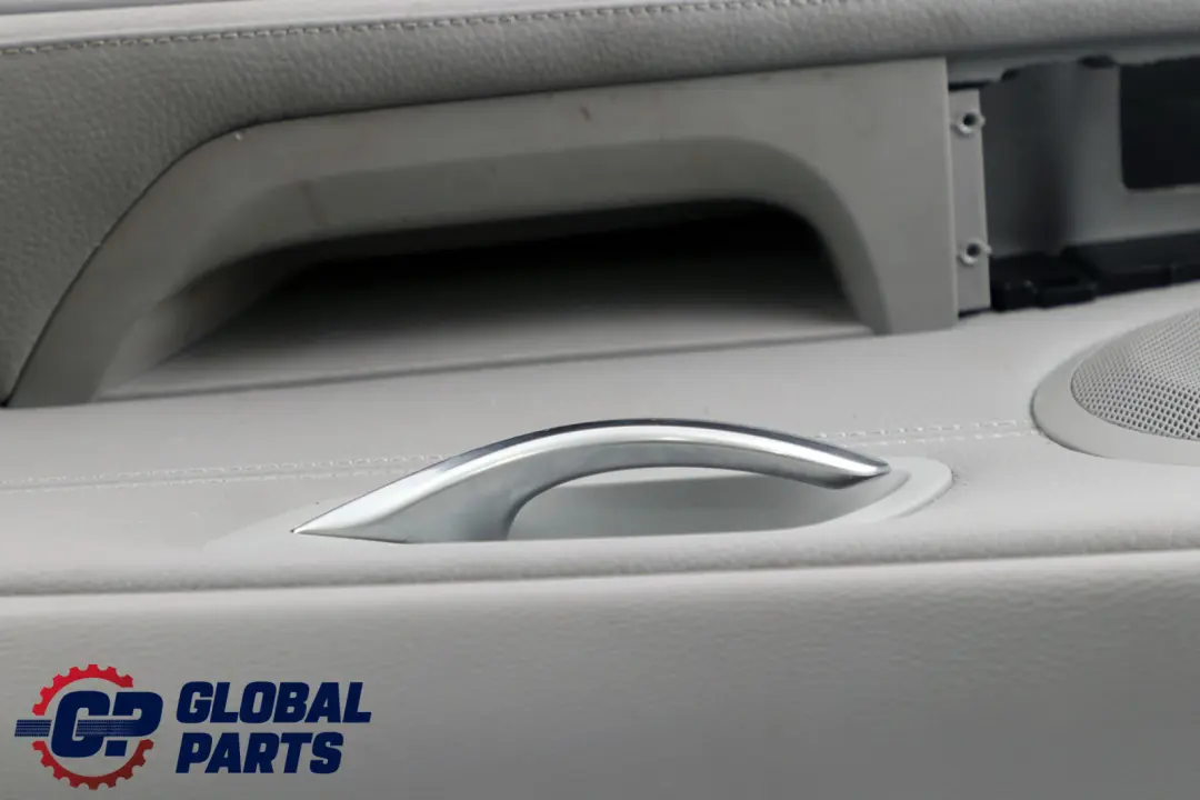 Grey Leather Front Right O/S Door Card Trim Panel to BMW 3 Series E90 E91 with Part number 7217548 BMW 3 Series E90 E91 Grey Leather Front Right O/S Door Card Trim Panel - SKU rhd-7217548 - Part number 7217548