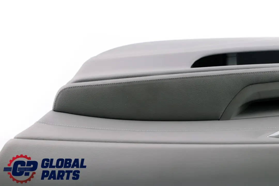 Grey Leather Front Right O/S Door Card Trim Panel to BMW 3 Series E90 E91 with Part number 7217548 BMW 3 Series E90 E91 Grey Leather Front Right O/S Door Card Trim Panel - SKU rhd-7217548 - Part number 7217548