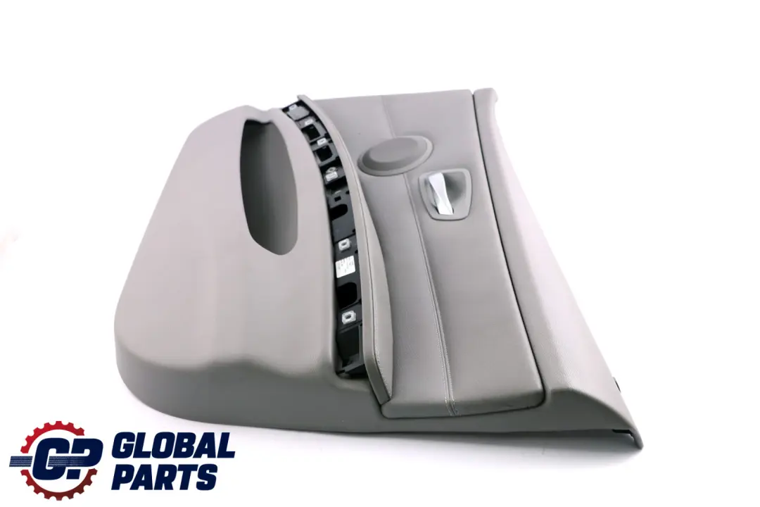 Grey Leather Front Right O/S Door Card Trim Panel to BMW 3 Series E90 E91 with Part number 7217548 BMW 3 Series E90 E91 Grey Leather Front Right O/S Door Card Trim Panel - SKU rhd-7217548 - Part number 7217548