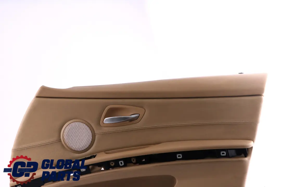 Front Right O/S Door Card Trim Panel Beige Leather to BMW 3 Series 2 E90 E91 with Part number 7217552 BMW 3 Series 2 E90 E91 Front Right O/S Door Card Trim Panel Beige Leather - SKU rhd-7217552-2 - Part number 7217552