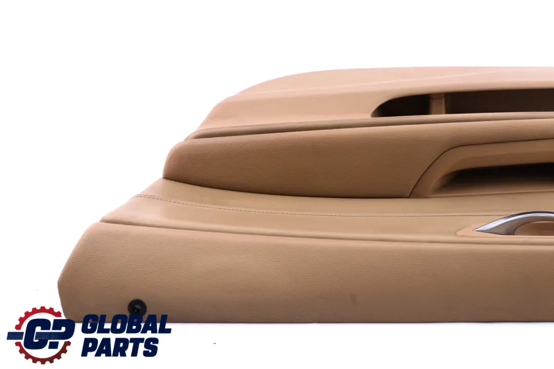 Front Right O/S Door Card Trim Panel Beige Leather to BMW 3 Series 2 E90 E91 with Part number 7217552 BMW 3 Series 2 E90 E91 Front Right O/S Door Card Trim Panel Beige Leather - SKU rhd-7217552-2 - Part number 7217552