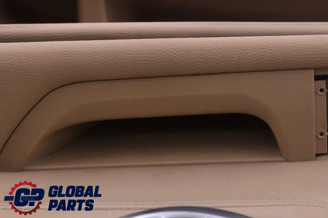 Front Right O/S Door Card Trim Panel Beige Leather to BMW 3 Series 2 E90 E91 with Part number 7217552 BMW 3 Series 2 E90 E91 Front Right O/S Door Card Trim Panel Beige Leather - SKU rhd-7217552-2 - Part number 7217552