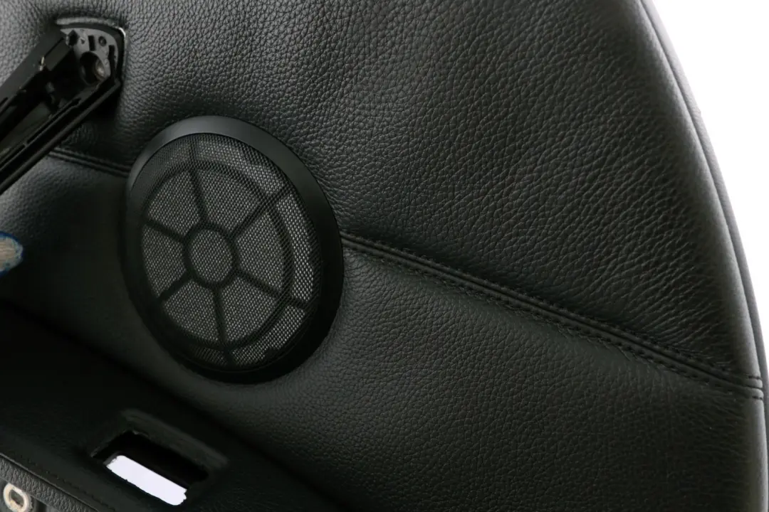 BMW 3 Series E92 E93 2 Front Left N/S Door Card Lining Leather Black Trim Panel - SKU rhd-7218991-2 - Part number 7218992