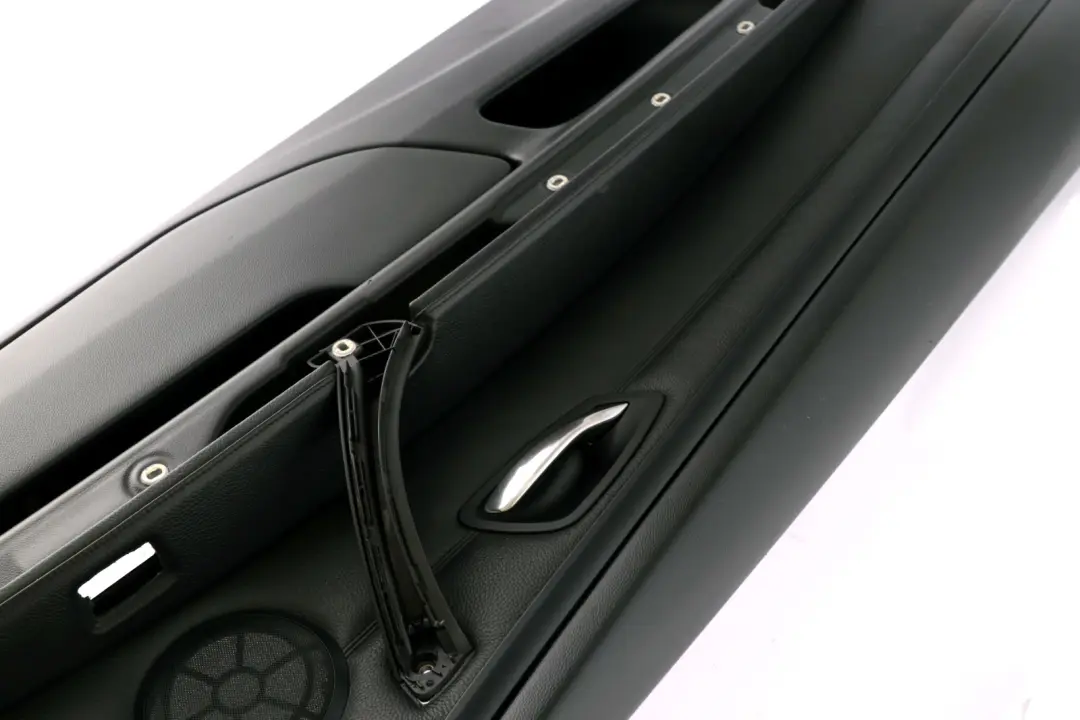 Front Left N/S Door Card Lining Leather Black Trim Panel to BMW 3 Series E92 E93 2 with Part number 7218992 BMW 3 Series E92 E93 2 Front Left N/S Door Card Lining Leather Black Trim Panel - SKU rhd-7218991-2 - Part number 7218992