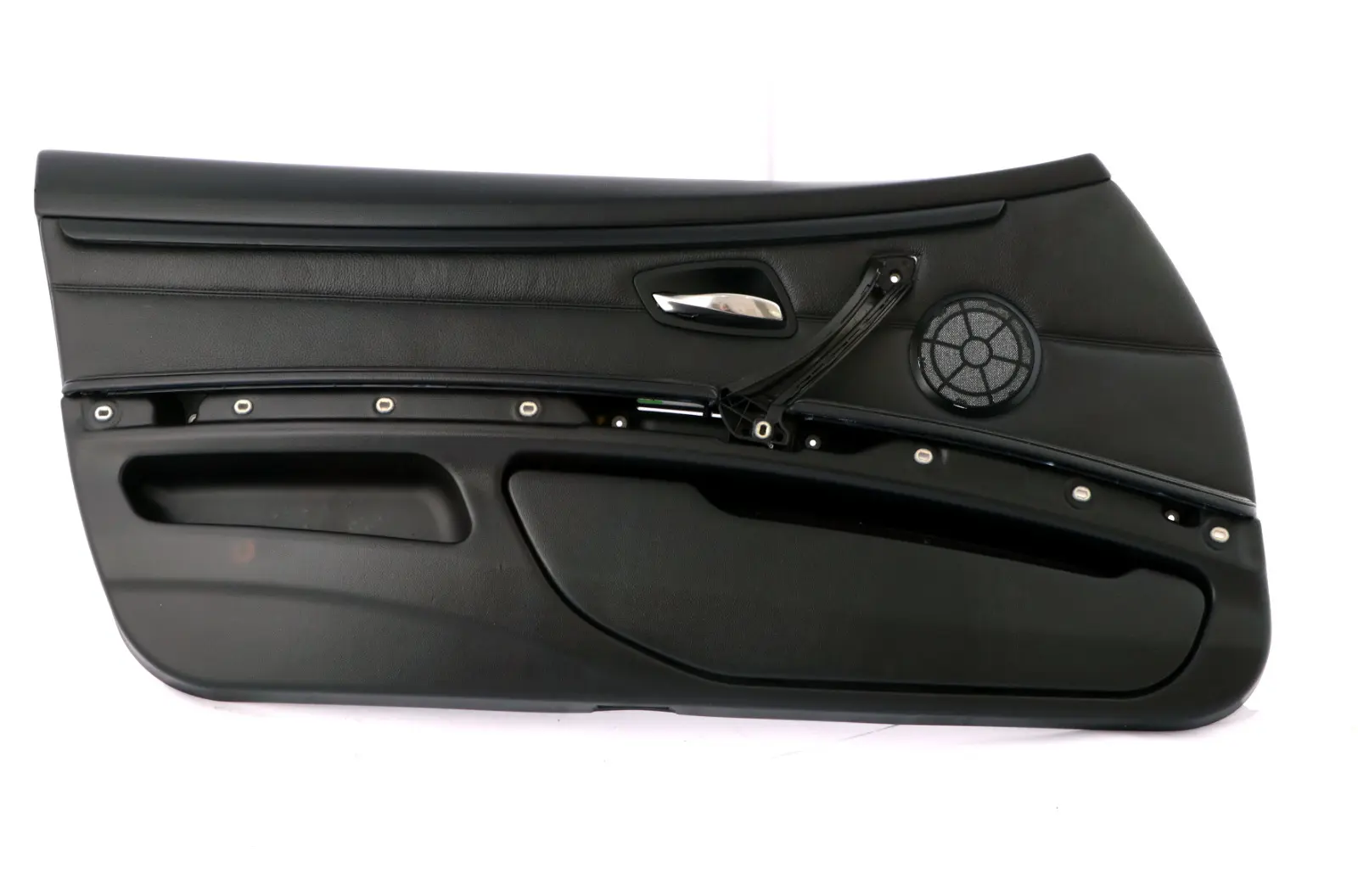 BMW 3 Series E92 E93 2 Front Left N/S Door Card Lining Leather Black Trim Panel