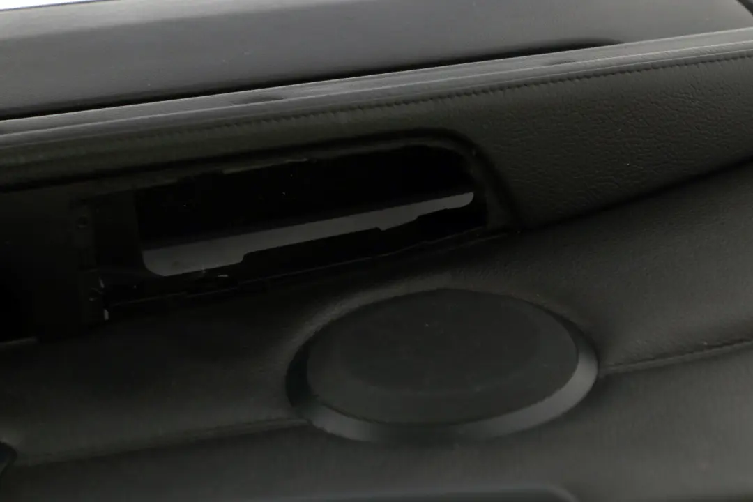 Front Right O/S Door Card Lining Leather Black Trim to BMW 3 Series E92 E93 2 with Part number 7218992 BMW 3 Series E92 E93 2 Front Right O/S Door Card Lining Leather Black Trim - SKU rhd-7218992-2 - Part number 7218992