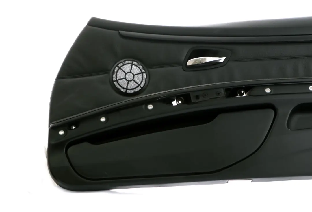 Front Right O/S Door Card Lining Leather Black Trim Panel to BMW 3 Series E92 E93 with Part number 7218992 BMW 3 Series E92 E93 Front Right O/S Door Card Lining Leather Black Trim Panel - SKU rhd-7218992 - Part number 7218992