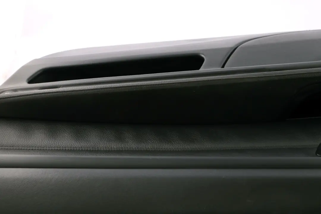 BMW 3 Series E92 E93 Front Right O/S Door Card Lining Leather Black Trim Panel - SKU rhd-7218992 - Part number 7218992