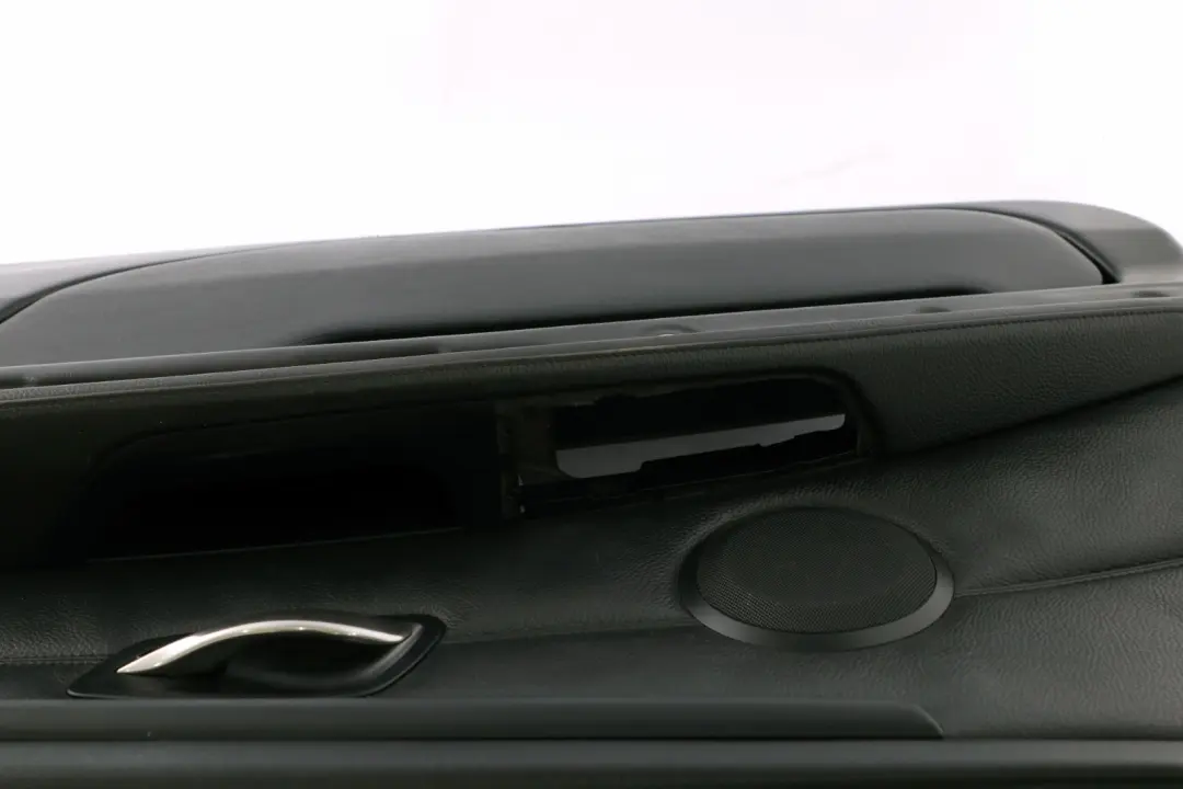 BMW 3 Series E92 E93 Front Right O/S Door Card Lining Leather Black Trim Panel - SKU rhd-7218992 - Part number 7218992