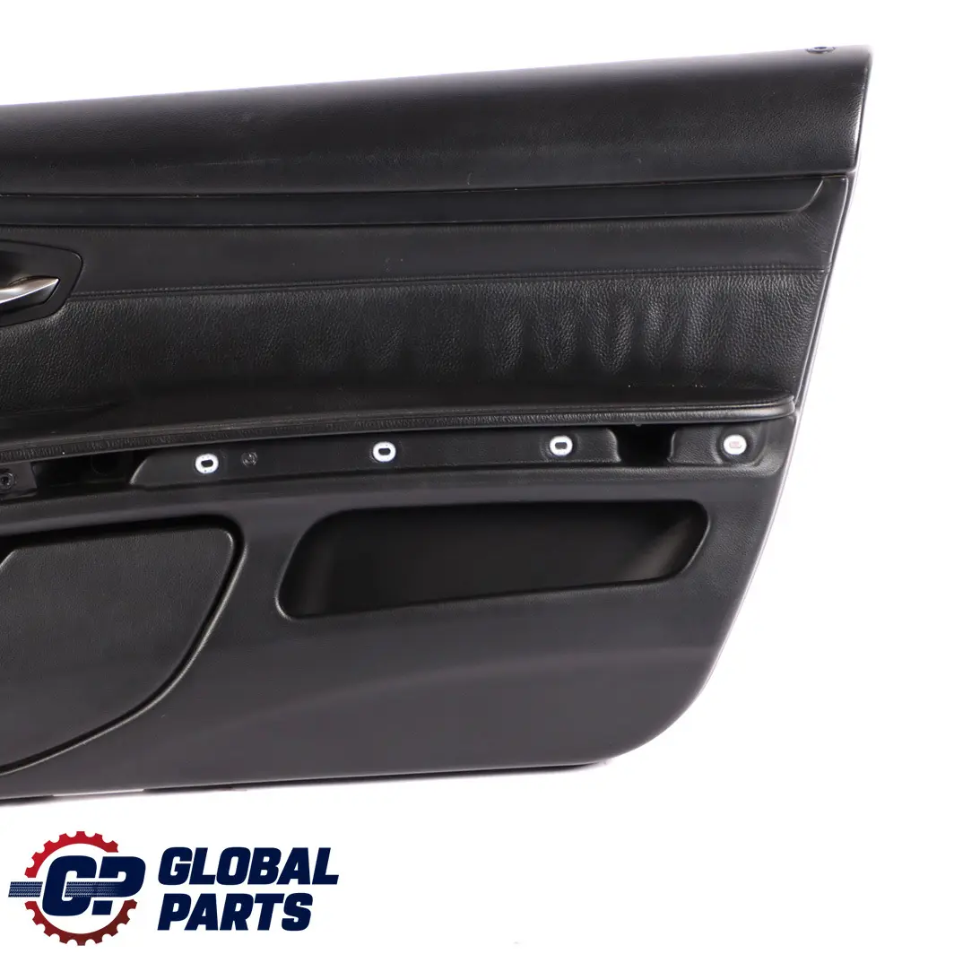 BMW 3 Series E92 E93 Front Right O/S Door Card Lining Trim Panel Black Leather - SKU rhd-7219040 - Part number 7219040