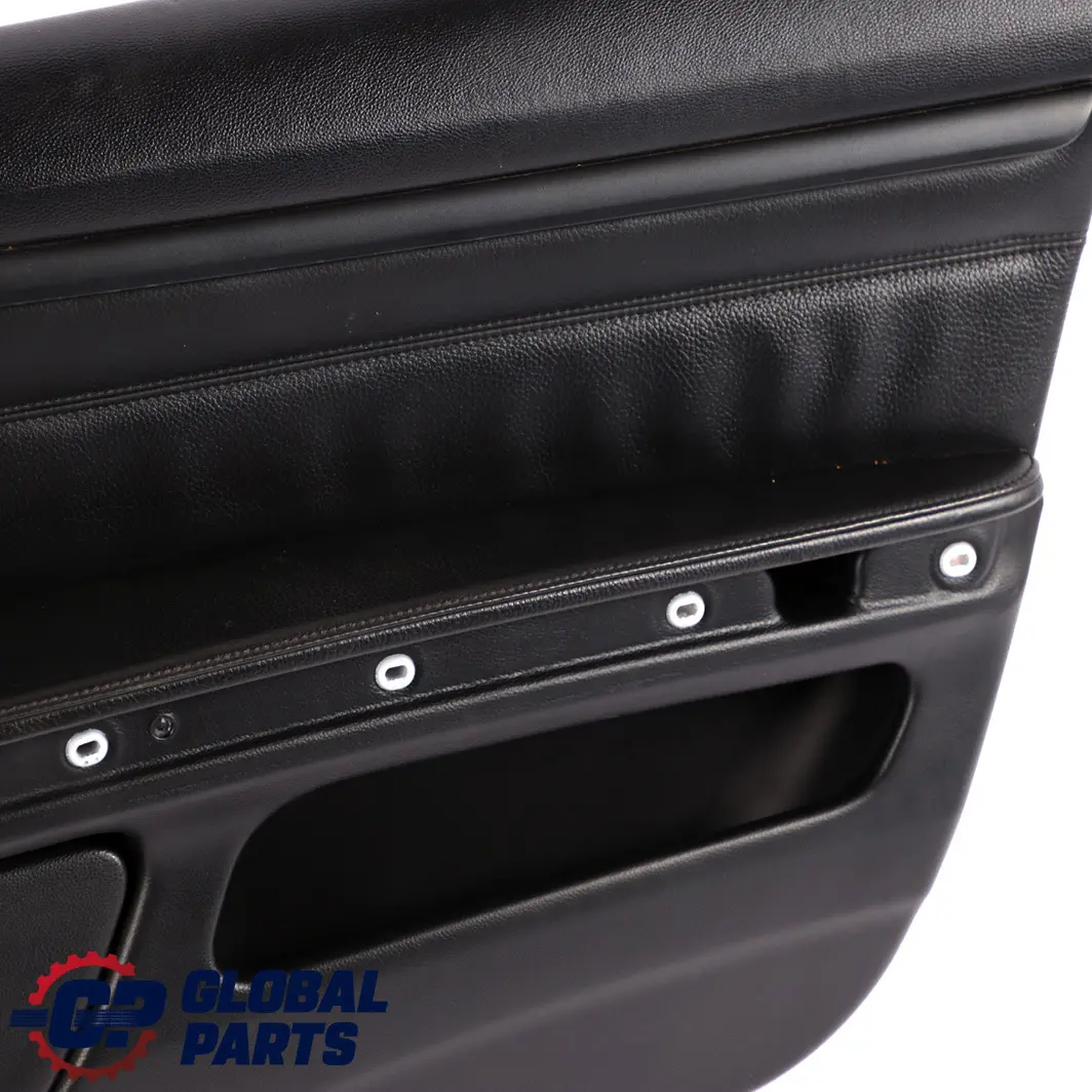BMW 3 Series E92 E93 Front Right O/S Door Card Lining Trim Panel Black Leather - SKU rhd-7219040 - Part number 7219040