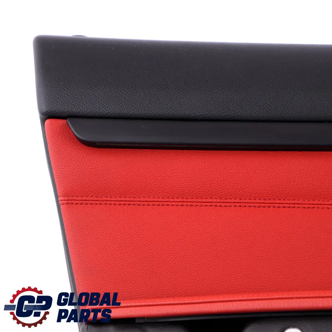 Front Left N/S Door Card Cover Trim Panel Lining Red Leather to BMW E92 E93 with Part number 7219051 BMW E92 E93 Front Left N/S Door Card Cover Trim Panel Lining Red Leather - SKU rhd-7219051 - Part number 7219051