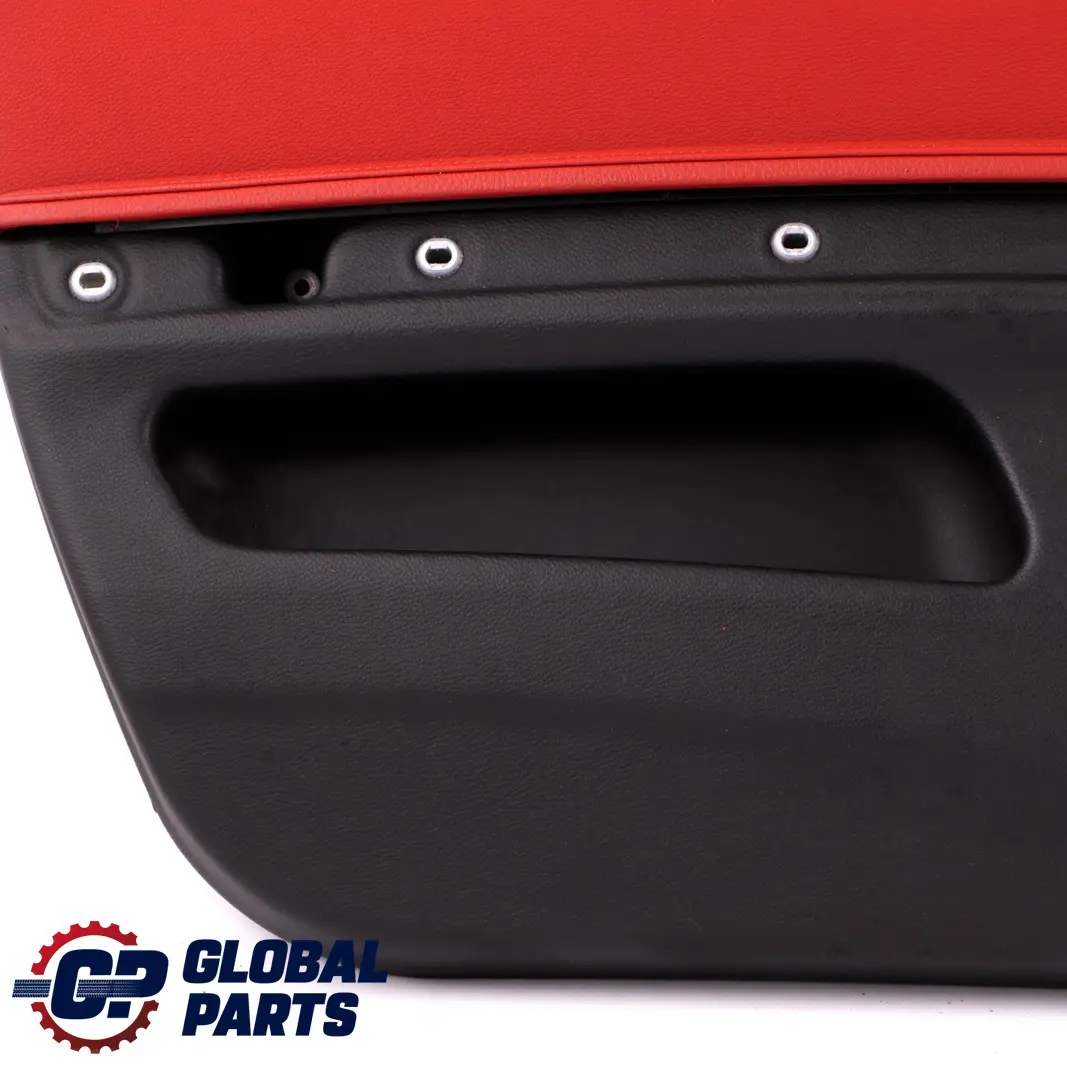 Front Left N/S Door Card Cover Trim Panel Lining Red Leather to BMW E92 E93 with Part number 7219051 BMW E92 E93 Front Left N/S Door Card Cover Trim Panel Lining Red Leather - SKU rhd-7219051 - Part number 7219051