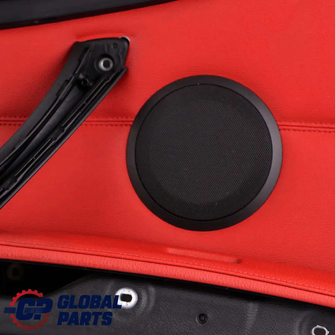 BMW E92 E93 Front Left N/S Door Card Cover Trim Panel Lining Red Leather - SKU rhd-7219051 - Part number 7219051