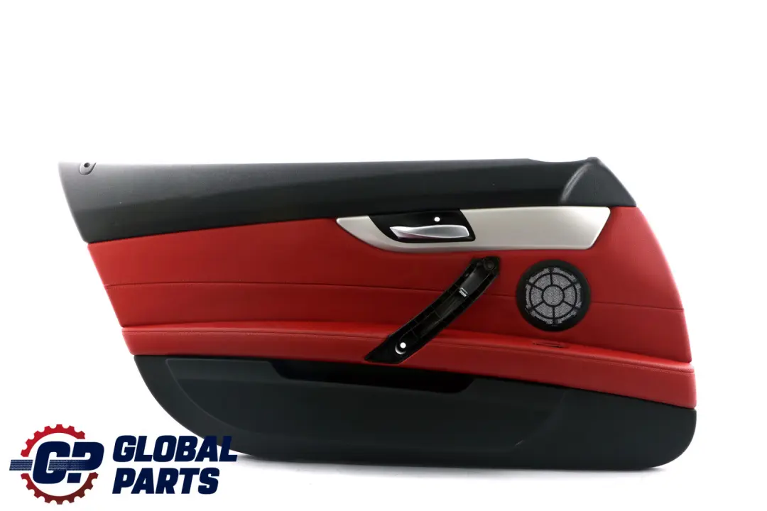 Front Left N/S Door Card Leather Cloth Trim Panel Red to BMW Z4 Series E89 with Part number 7229239 BMW Z4 Series E89 Front Left N/S Door Card Leather Cloth Trim Panel Red - SKU rhd-7229239 - Part number 7229239