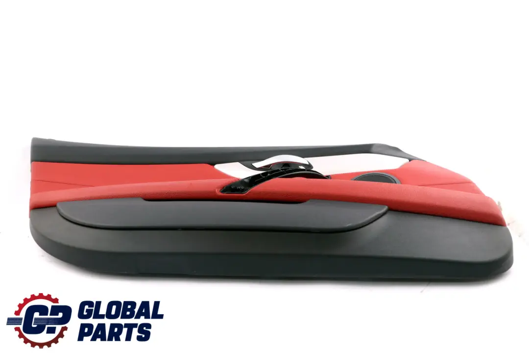Front Left N/S Door Card Leather Cloth Trim Panel Red to BMW Z4 Series E89 with Part number 7229239 BMW Z4 Series E89 Front Left N/S Door Card Leather Cloth Trim Panel Red - SKU rhd-7229239 - Part number 7229239
