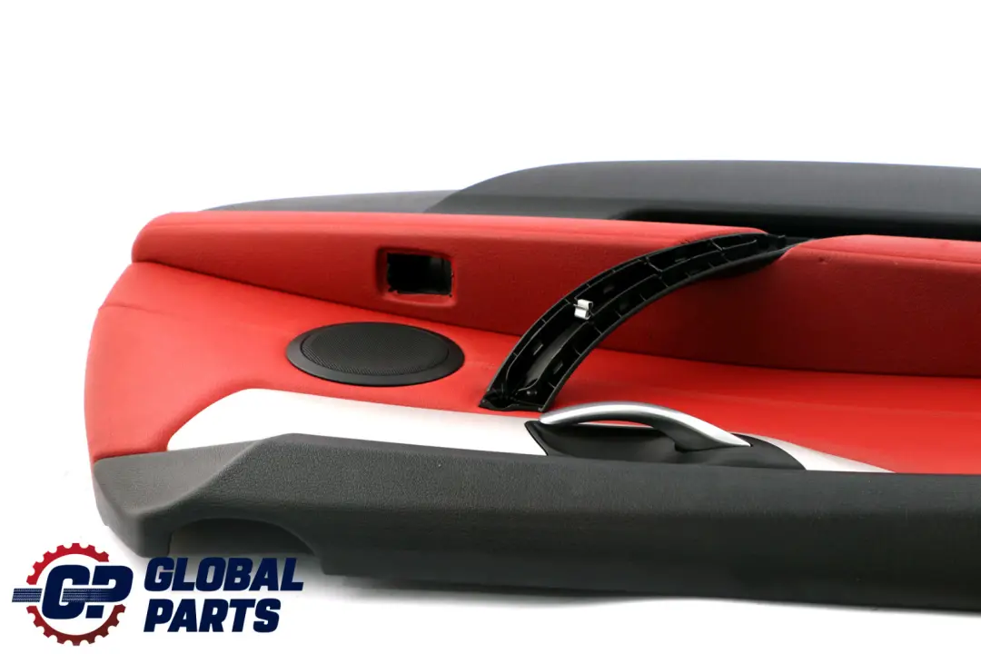 Front Left N/S Door Card Leather Cloth Trim Panel Red to BMW Z4 Series E89 with Part number 7229239 BMW Z4 Series E89 Front Left N/S Door Card Leather Cloth Trim Panel Red - SKU rhd-7229239 - Part number 7229239