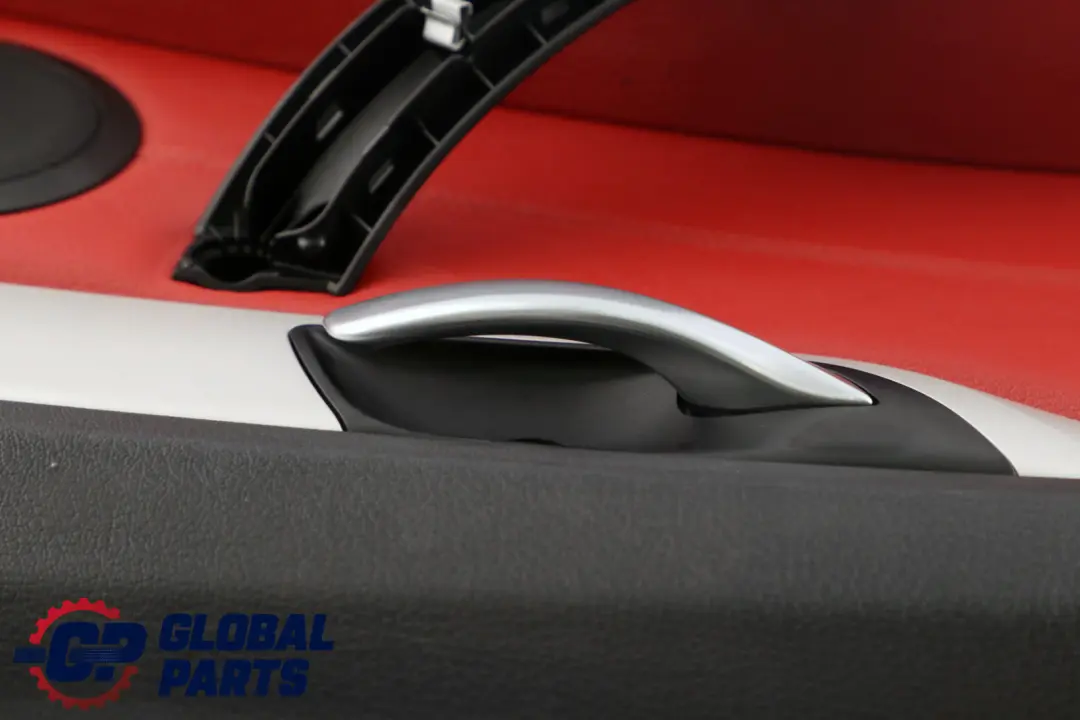 Front Left N/S Door Card Leather Cloth Trim Panel Red to BMW Z4 Series E89 with Part number 7229239 BMW Z4 Series E89 Front Left N/S Door Card Leather Cloth Trim Panel Red - SKU rhd-7229239 - Part number 7229239