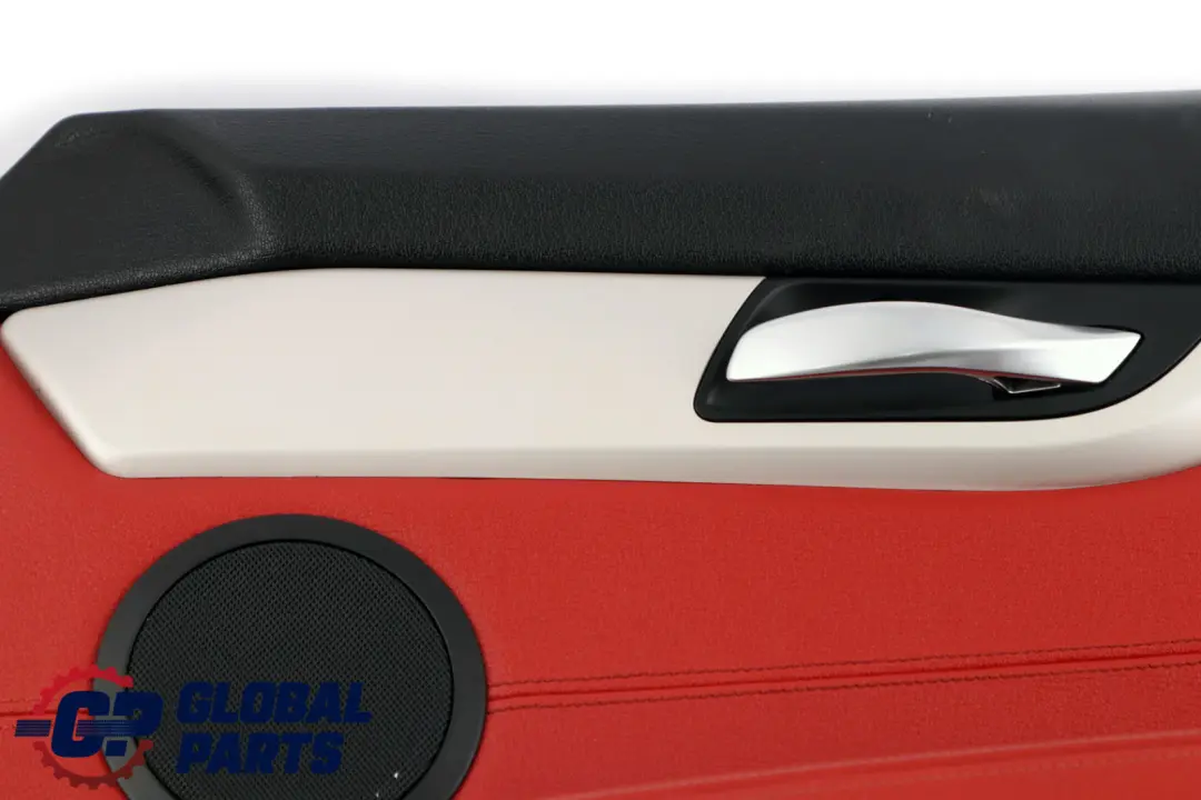 BMW Z4 Series E89 1 Front Right O/S Door Card Leather Cloth Trim Panel Red - SKU rhd-7229240-1 - Part number 7229240