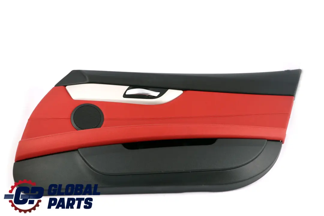 Front Right O/S Door Card Leather Cloth Trim Panel Red to BMW Z4 Series E89 1 with Part number 7229240 BMW Z4 Series E89 1 Front Right O/S Door Card Leather Cloth Trim Panel Red - SKU rhd-7229240-1 - Part number 7229240