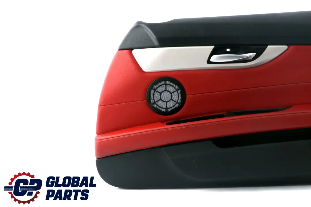 Front Right O/S Door Card Leather Cloth Trim Panel Red to BMW Z4 Series E89 with Part number 7229240 BMW Z4 Series E89 Front Right O/S Door Card Leather Cloth Trim Panel Red - SKU rhd-7229240 - Part number 7229240