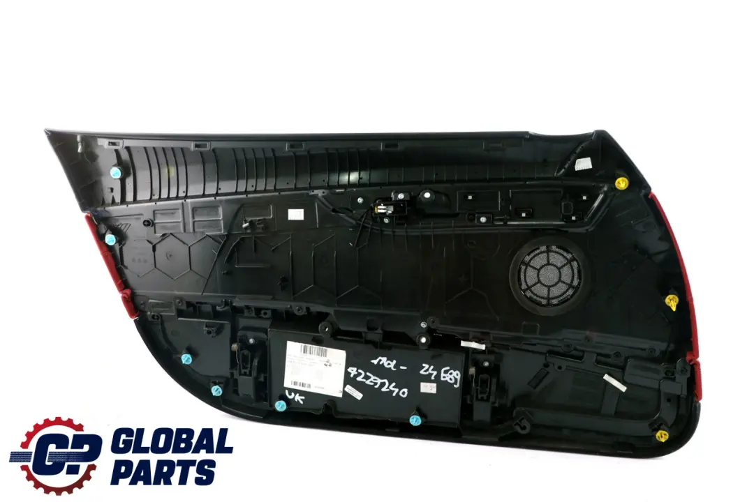 BMW Z4 Series E89 Front Right O/S Door Card Leather Cloth Trim Panel Red - SKU rhd-7229240 - Part number 7229240