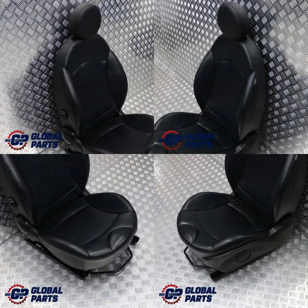 Heated Sport Black Leather Front Left N/S Passenger Seat to Mini Cooper One R56 with Part number 7229557 Mini Cooper One R56 Heated Sport Black Leather Front Left N/S Passenger Seat - SKU rhd-7229557-2 - Part number 7229557
