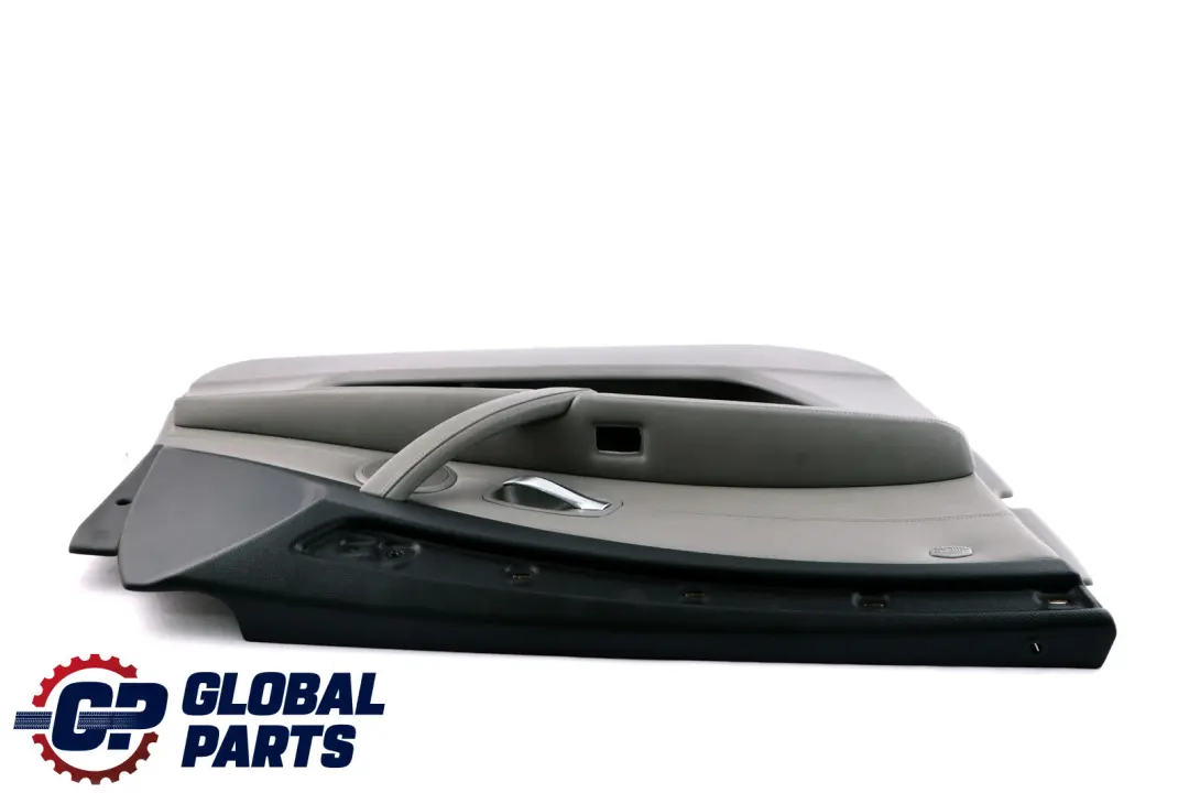 Front Left N/S Door Card Trim Panel Grey Leather to BMW 5 Series E60 E61 LCI with Part number 7233409 BMW 5 Series E60 E61 LCI Front Left N/S Door Card Trim Panel Grey Leather - SKU rhd-7233409 - Part number 7233409