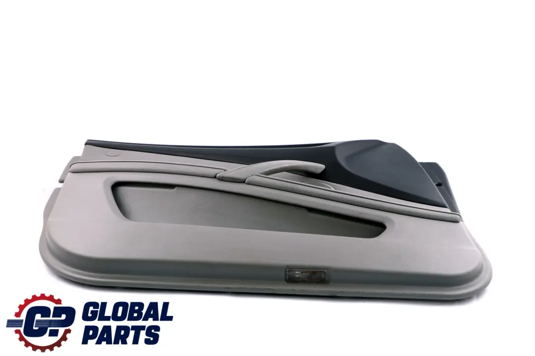 BMW 5 Series E60 E61 LCI Front Left N/S Door Card Trim Panel Grey Leather - SKU rhd-7233409 - Part number 7233409