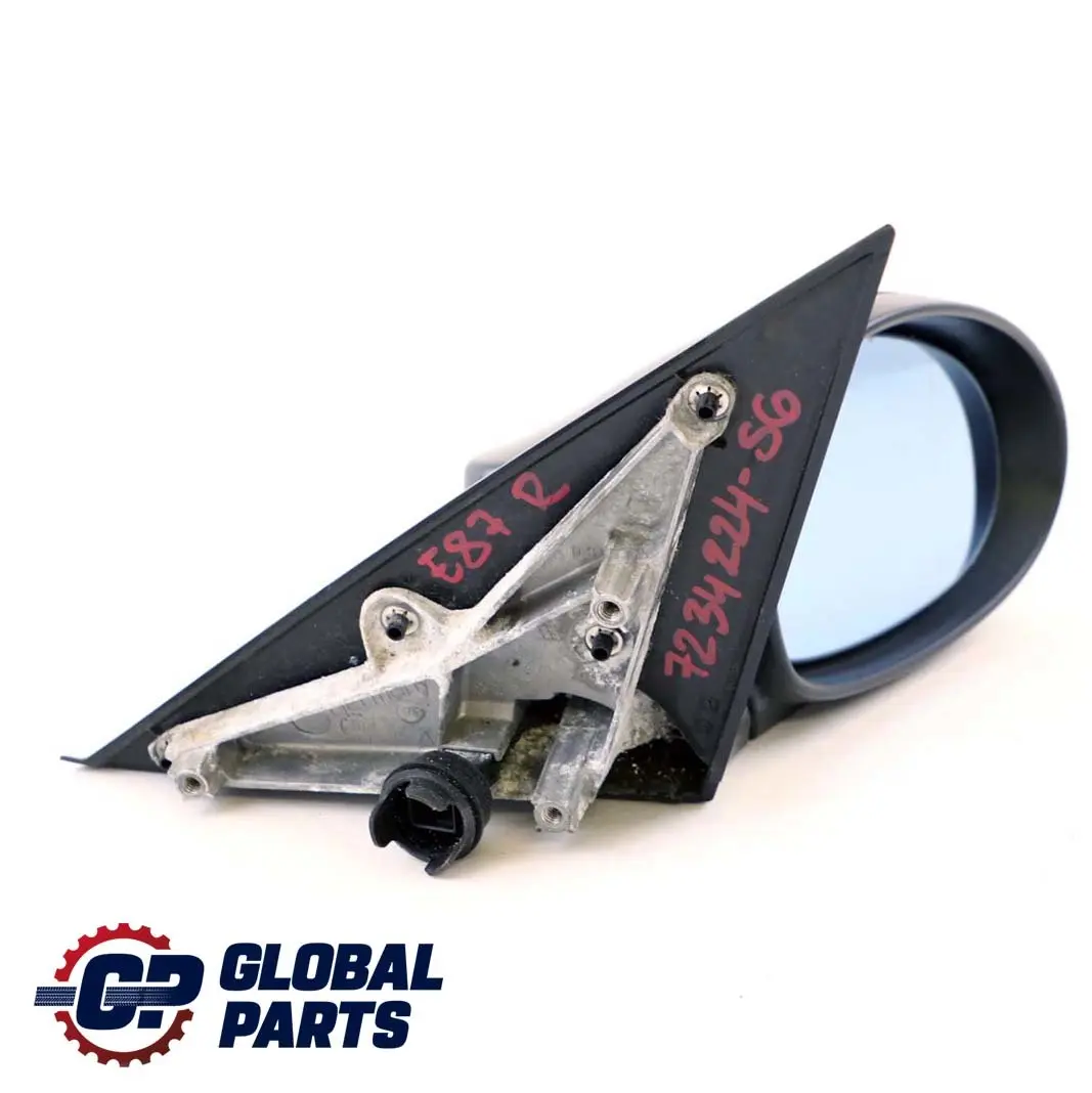 BMW 1 Series E87 M Sport High Gloss Right Wing Mirror O/S Sparkling Graphite - SKU rhd-7234224-SG - Part number 7234224