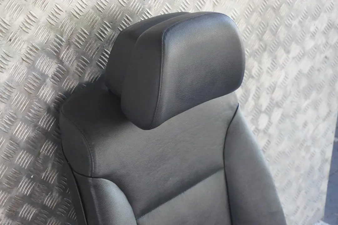 Heated Black Leather Front Left N/S Passenger Seat to BMW 5 Series E60 E61 LCI with Part number 7238916 BMW 5 Series E60 E61 LCI Heated Black Leather Front Left N/S Passenger Seat - SKU rhd-7238916-2 - Part number 7238916