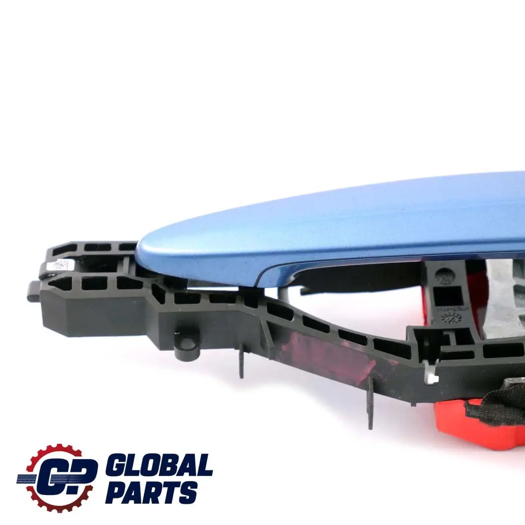 BMW 3 Series F30 F31 Front Left Outside Door Grab Handle N/S Estorilblau Blue - SKU rhd-7242567-EB - Part number 7242567