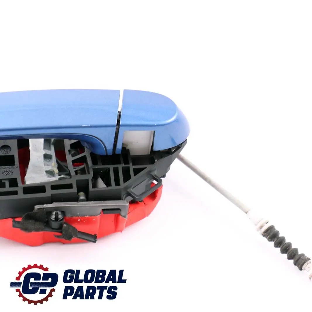 Front Left Outside Door Grab Handle N/S Estorilblau Blue to BMW 3 Series F30 F31 with Part number 7242567 BMW 3 Series F30 F31 Front Left Outside Door Grab Handle N/S Estorilblau Blue - SKU rhd-7242567-EB - Part number 7242567