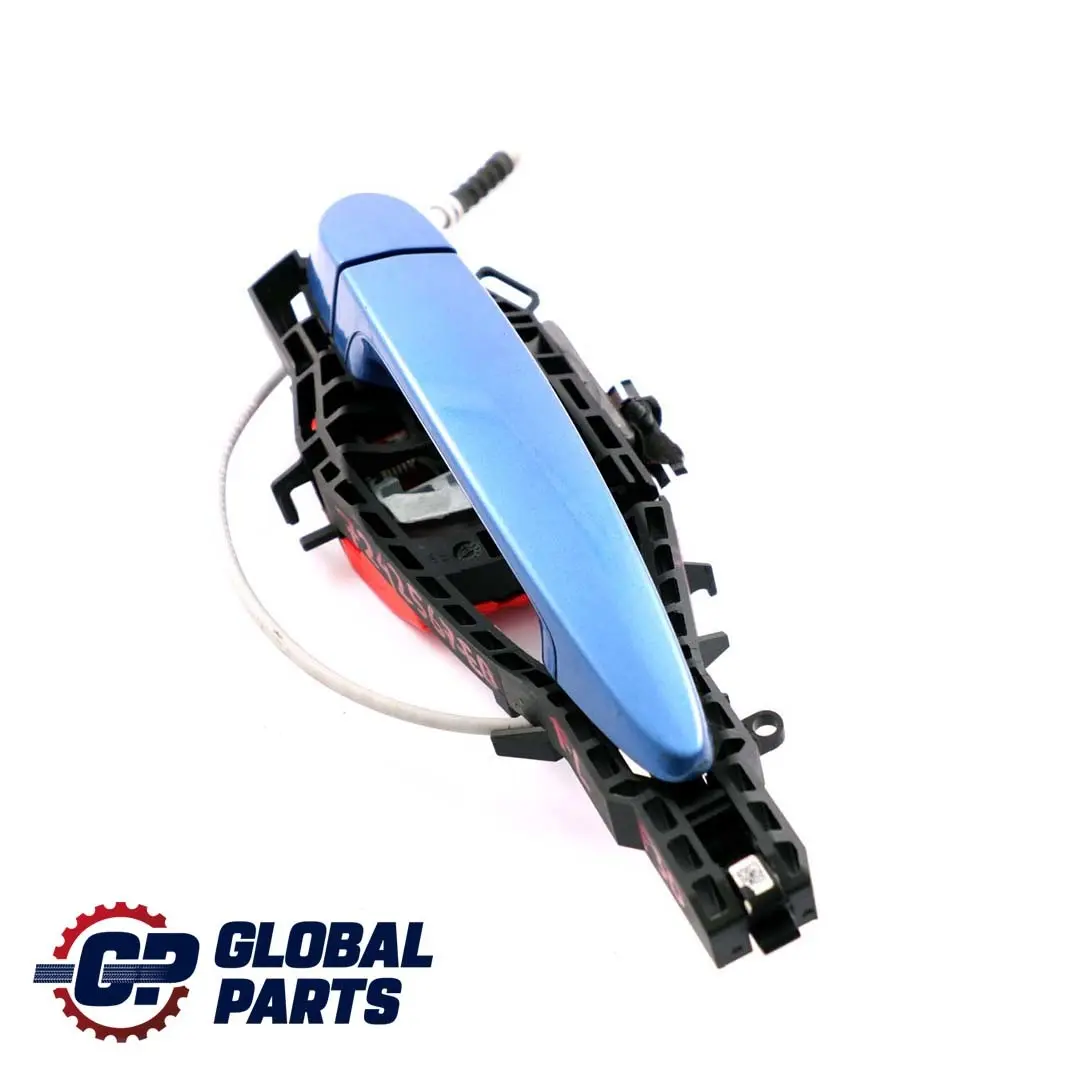BMW 3 Series F30 F31 Front Left Outside Door Grab Handle N/S Estorilblau Blue - SKU rhd-7242567-EB - Part number 7242567