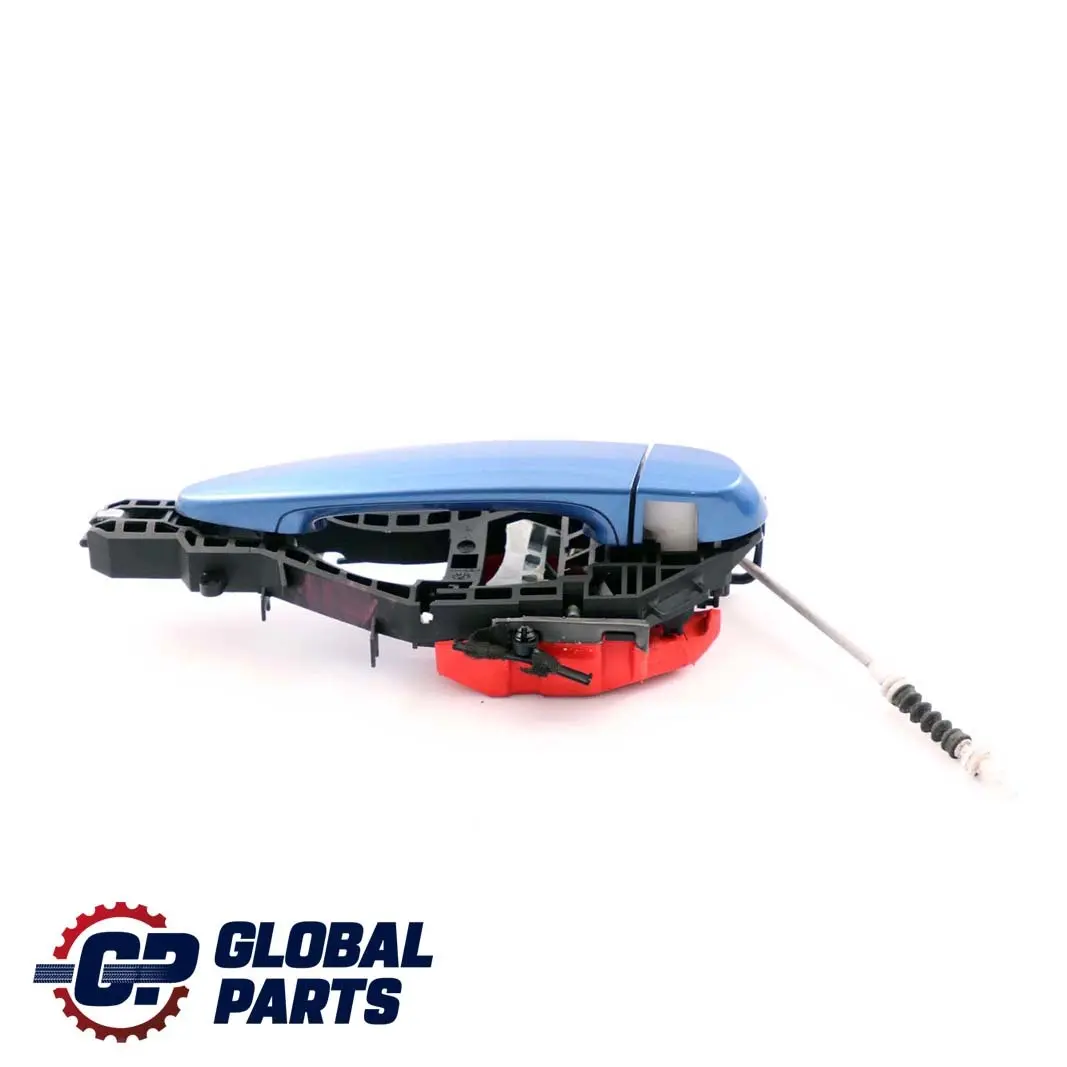 BMW 3 Series F30 F31 Front Left Outside Door Grab Handle N/S Estorilblau Blue - SKU rhd-7242567-EB - Part number 7242567