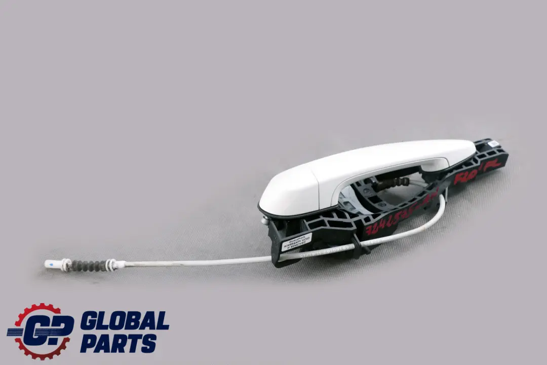 Complete Front Left Grab Handle N/S Alpinweiss White 300 to BMW 1 Series F20 LCI with Part number 7242575 BMW 1 Series F20 LCI Complete Front Left Grab Handle N/S Alpinweiss White 300 - SKU rhd-7242575-AW - Part number 7242575