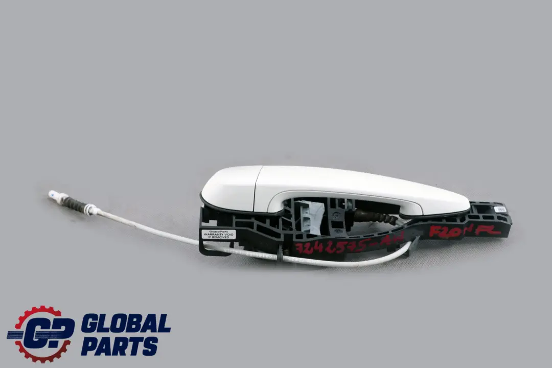 BMW 1 Series F20 LCI Complete Front Left Grab Handle N/S Alpinweiss White 300 - SKU rhd-7242575-AW - Part number 7242575