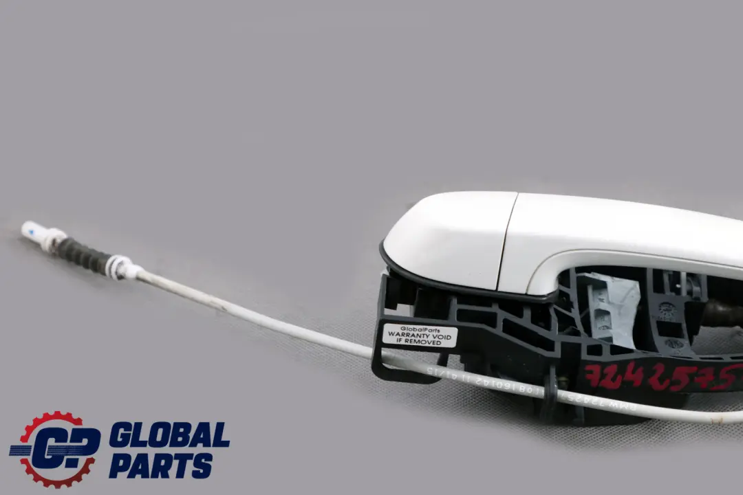BMW 1 Series F20 LCI Complete Front Left Grab Handle N/S Alpinweiss White 300 - SKU rhd-7242575-AW - Part number 7242575