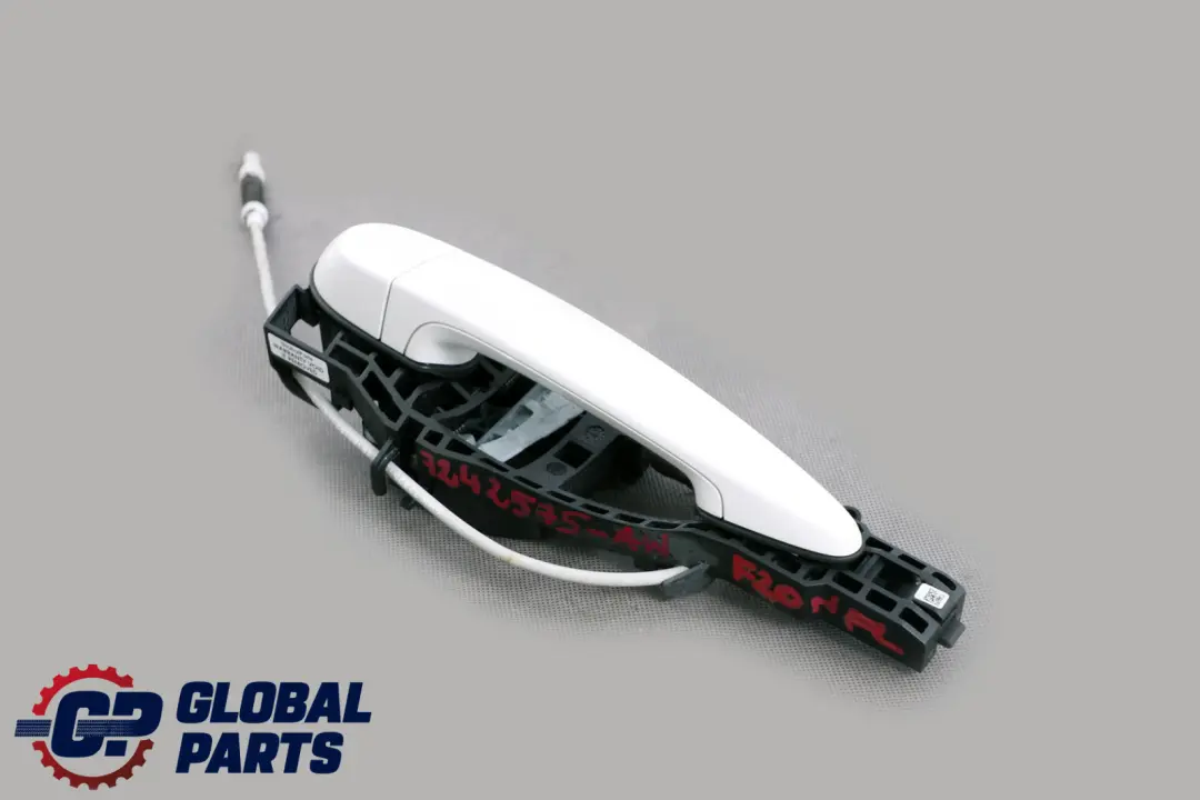 BMW 1 Series F20 LCI Complete Front Left Grab Handle N/S Alpinweiss White 300 - SKU rhd-7242575-AW - Part number 7242575