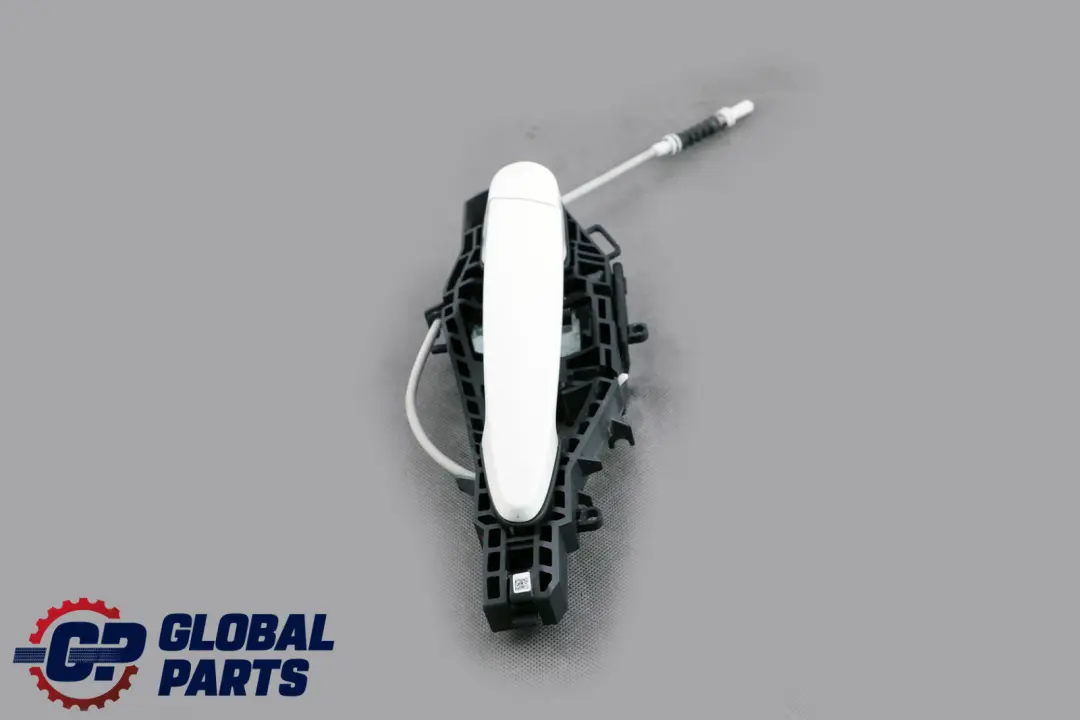 BMW 1 Series F20 LCI Complete Front Left Grab Handle N/S Alpinweiss White 300 - SKU rhd-7242575-AW - Part number 7242575