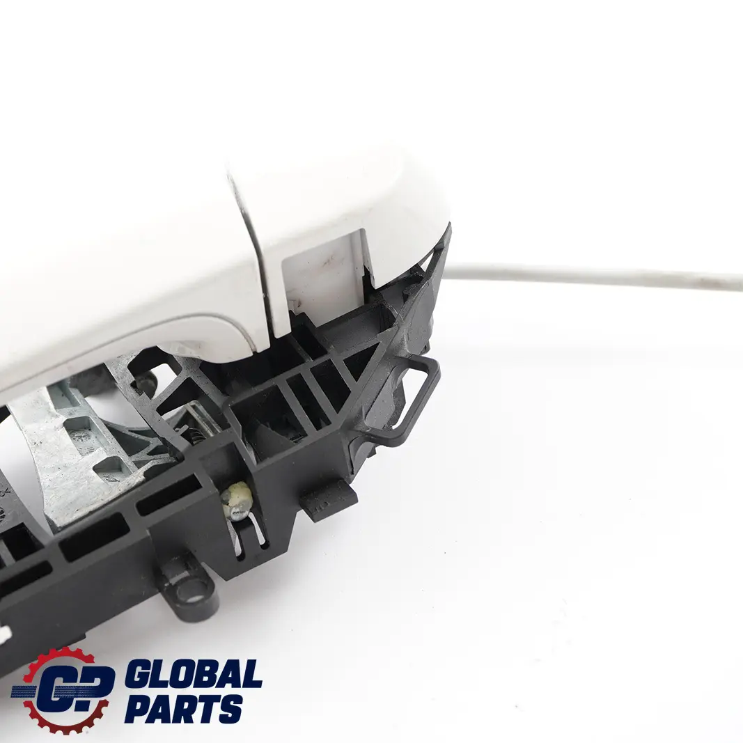 BMW 1 Series F20 LCI Complete Front Left Grab Handle N/S Alpinweiss White 300 - SKU rhd-7242575-AW1 - Part number 7242575