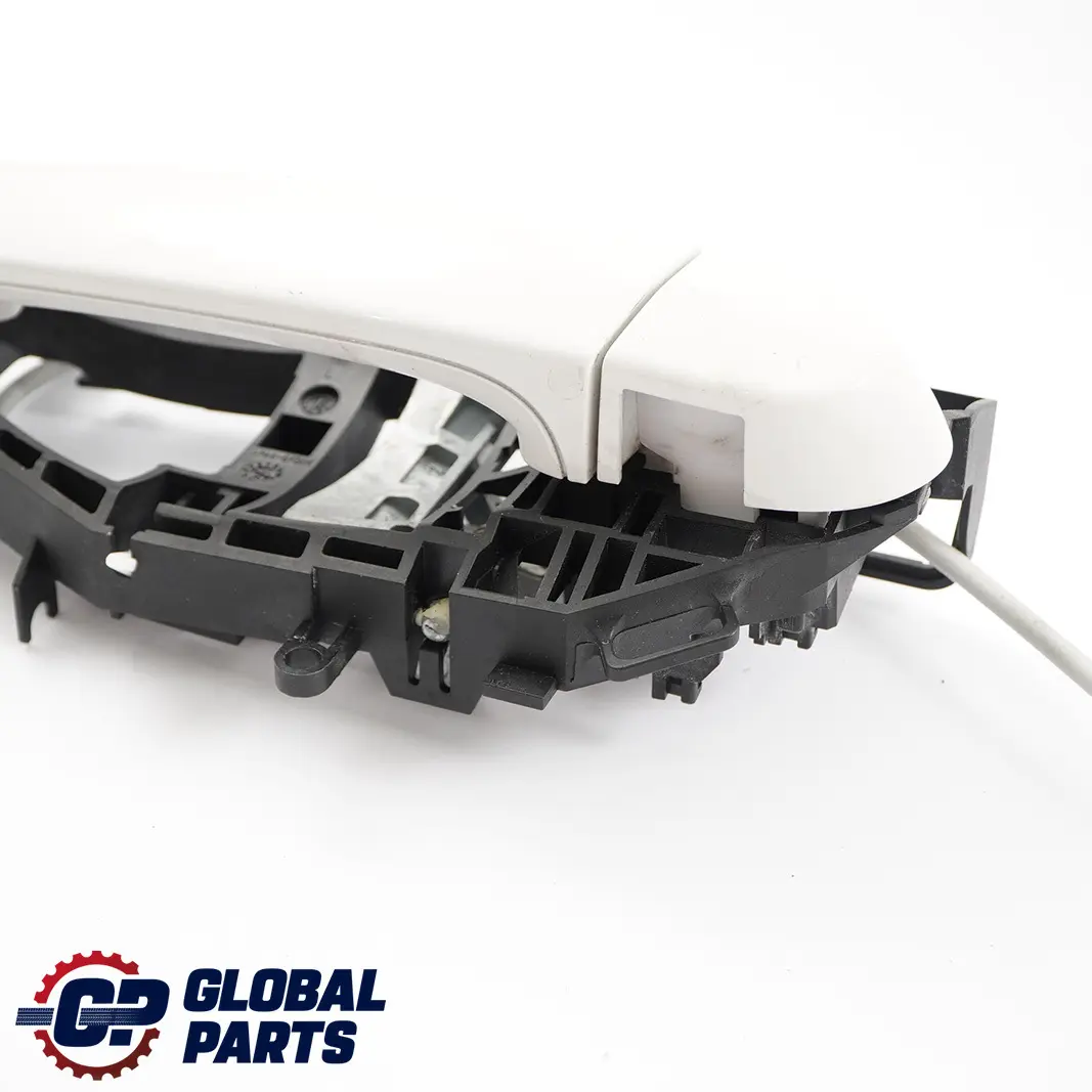 BMW 1 Series F20 LCI Complete Front Left Grab Handle N/S Alpinweiss White 300 - SKU rhd-7242575-AW1 - Part number 7242575