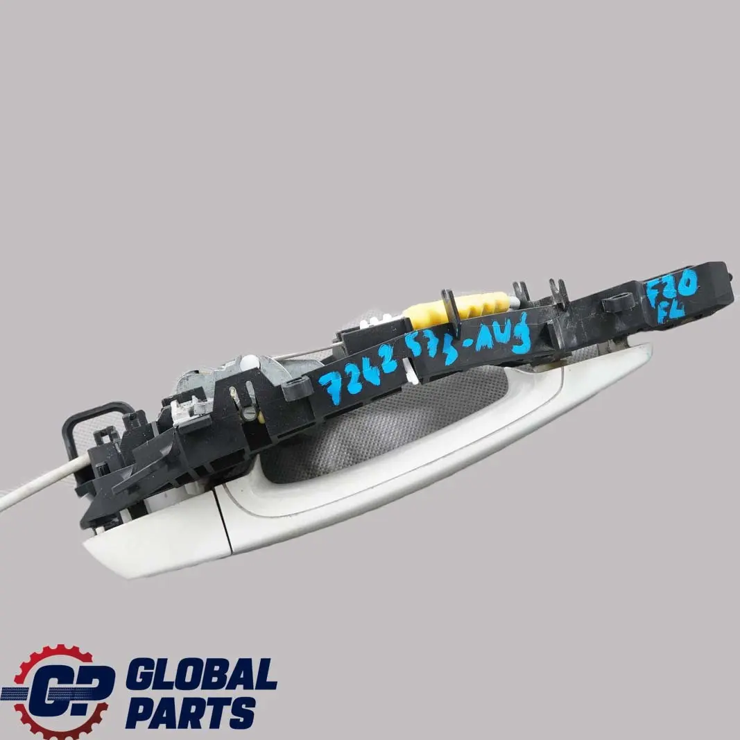 Complete Front Left Grab Handle N/S Alpinweiss White 300 to BMW 1 Series F20 LCI 3 with Part number 7242575 BMW 1 Series F20 LCI 3 Complete Front Left Grab Handle N/S Alpinweiss White 300 - SKU rhd-7242575-AW3 - Part number 7242575