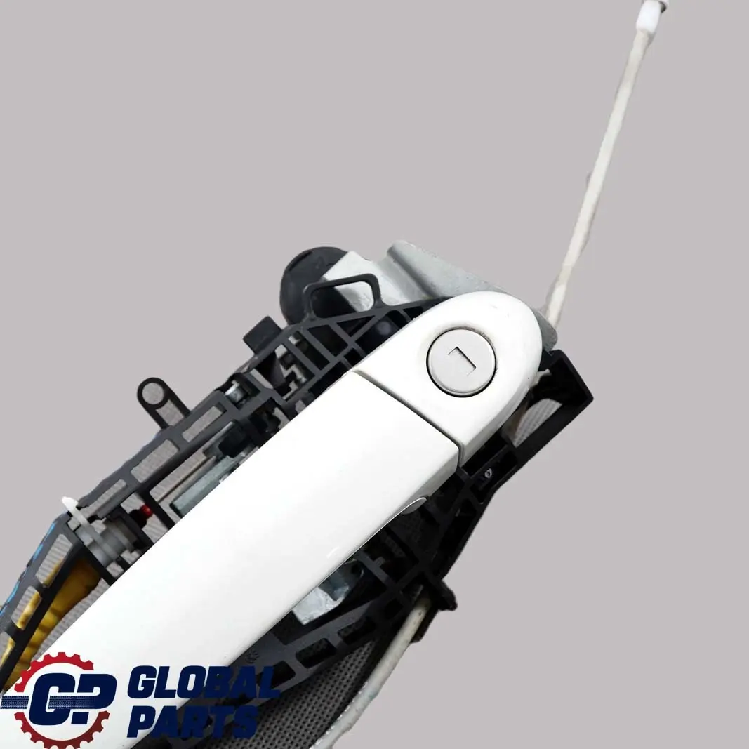BMW 1 Series F20 4 Complete Front Right Grab Handle O/S Alpinweiss White 300 - SKU rhd-7242575-AW4 - Part number 7242575