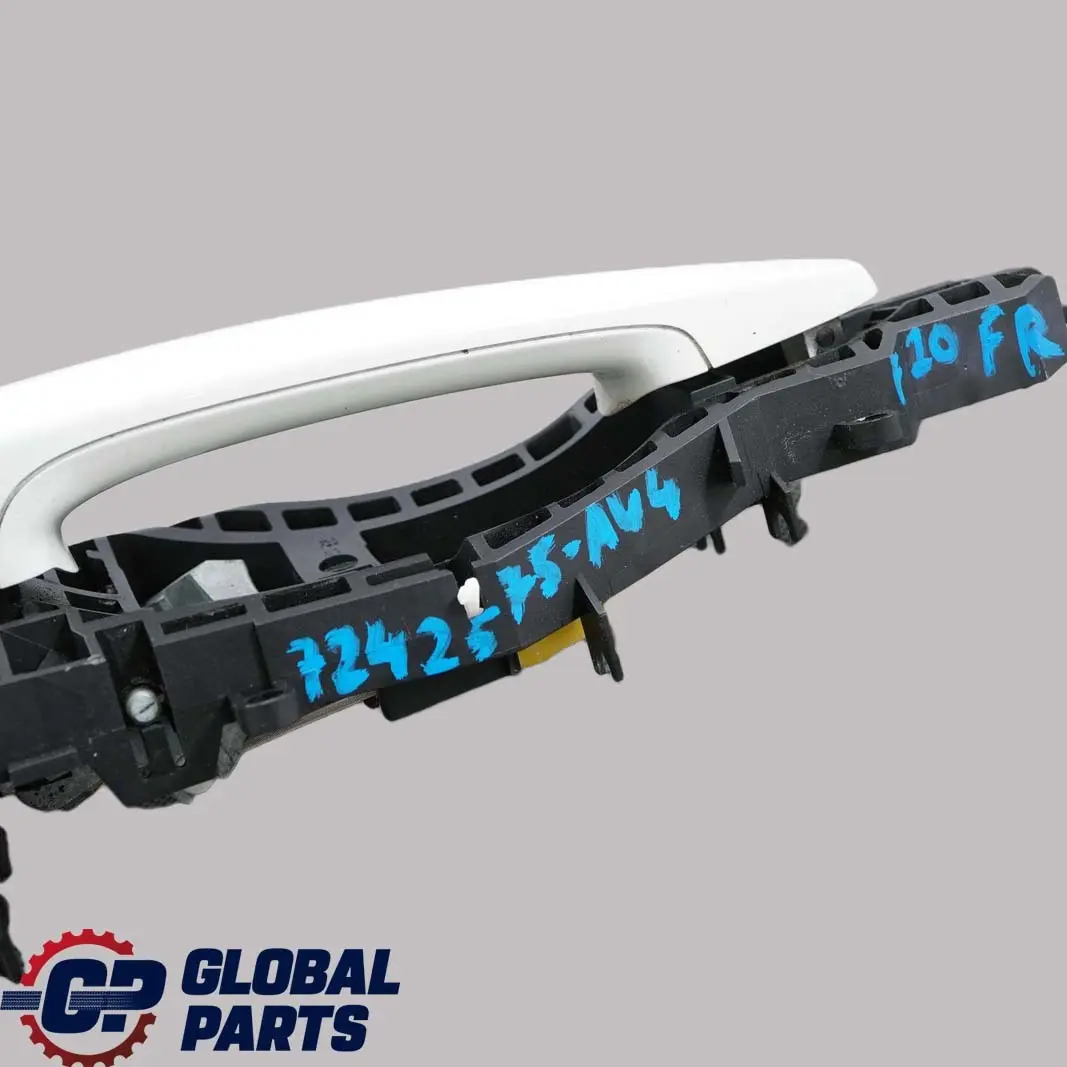 BMW 1 Series F20 4 Complete Front Right Grab Handle O/S Alpinweiss White 300 - SKU rhd-7242575-AW4 - Part number 7242575