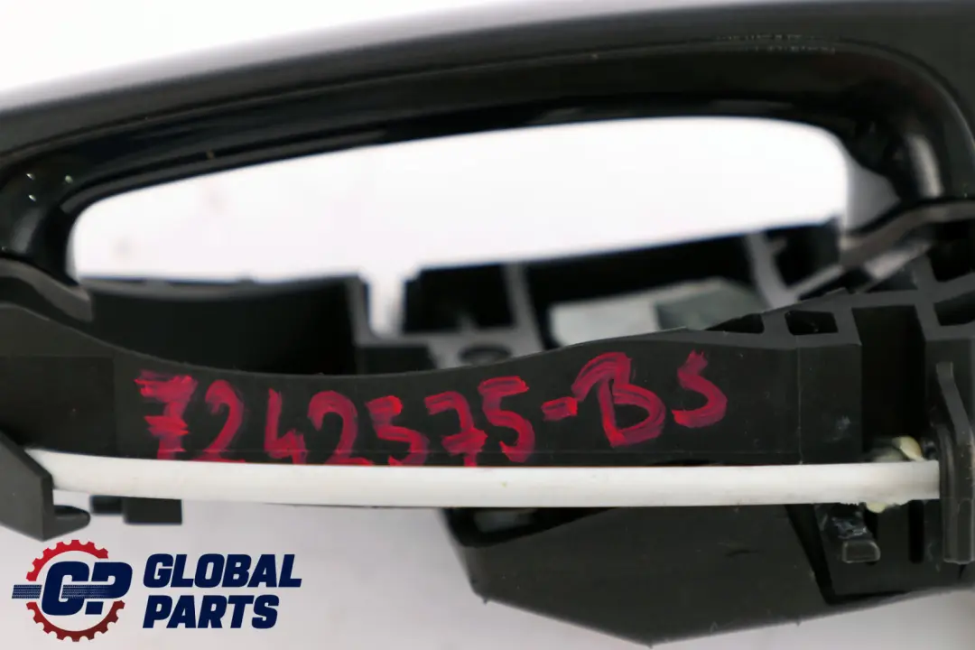 BMW 1 Series F20 LCI Complete Front Right Grab Handle O/S Black Sapphire 475 - SKU rhd-7242575-BS - Part number 7242575
