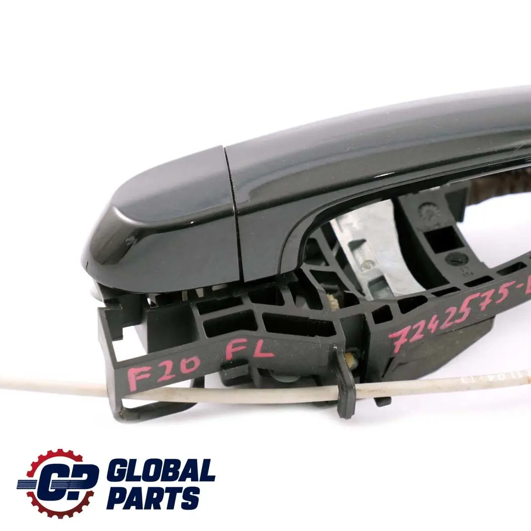 BMW 1 Series F20 LCI Complete Front Left Grab Handle N/S Black Sapphire 475 - SKU rhd-7242575-BS3 - Part number 7242575